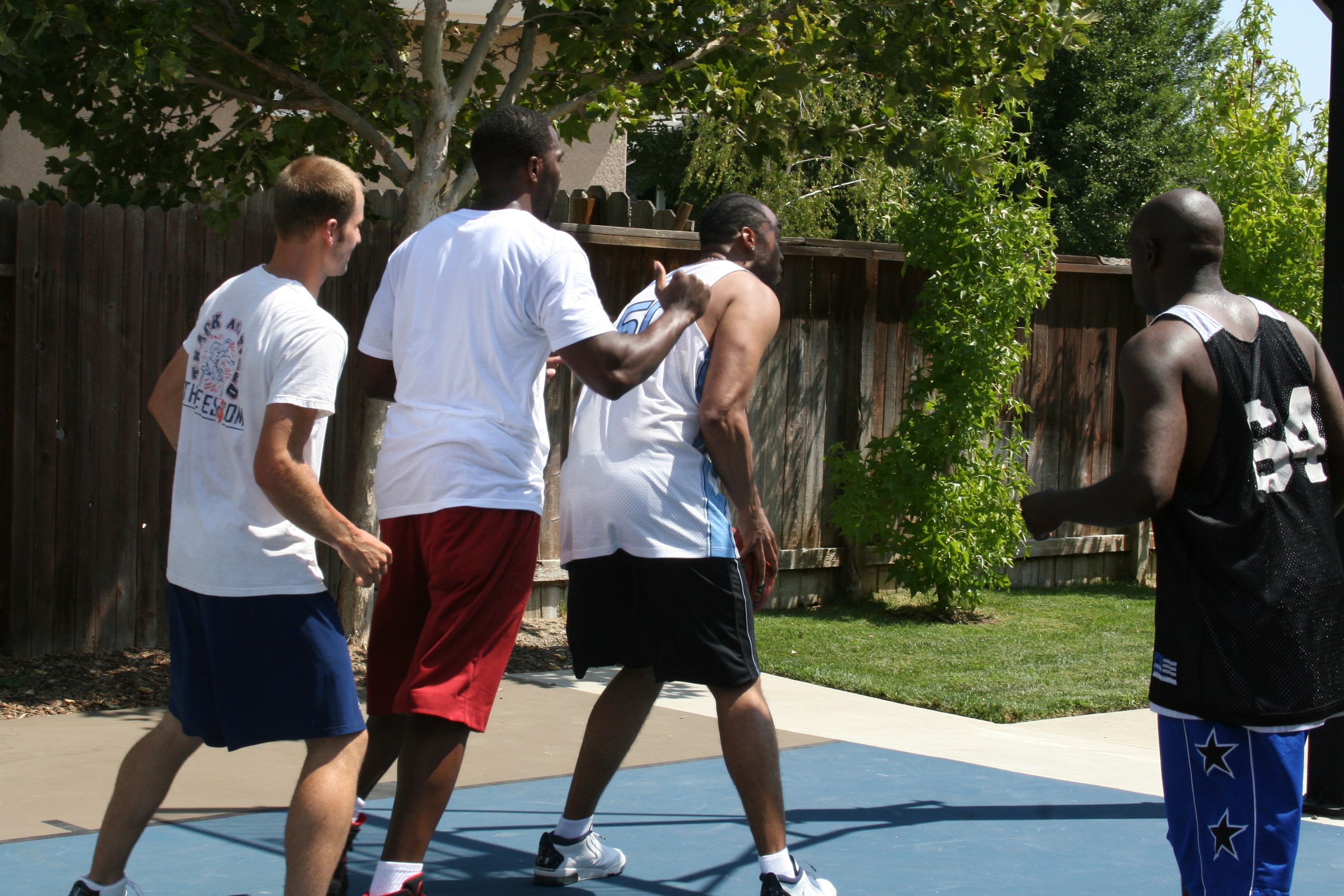 Montell taking it to the hoop...